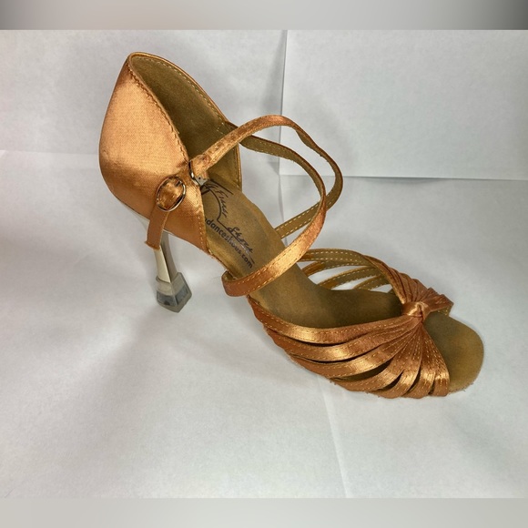*SOLD ELSEWHERE* GFranco Latin "Sunset" dance shoes - Picture 3 of 8